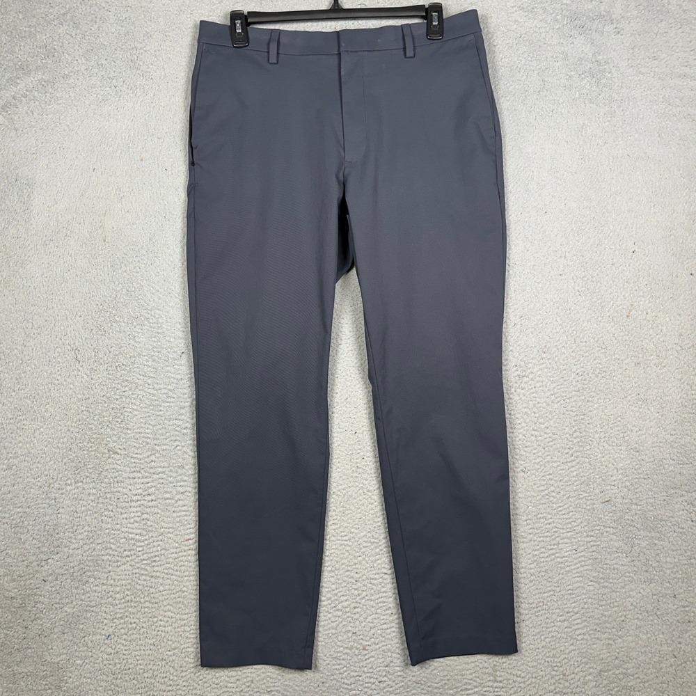 Banana Republic Pants Mens 38X32 Gray Athletic Fit Chino Performance Tech EUC